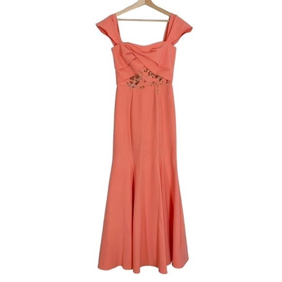 Marchesa Formal Gown Maxi Dress Size 2 - Picture 3 of 10